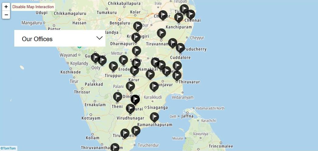 Map of One Stop Center